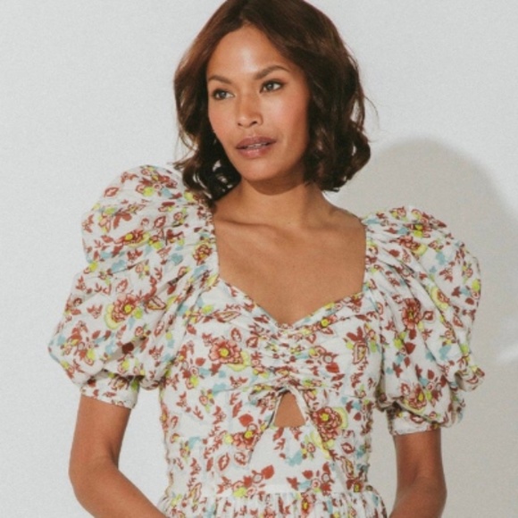 Cleobella midi smocked dress - Picture 1 of 3
